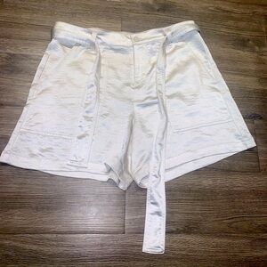 Gap High-Rise Pearl White Shorts